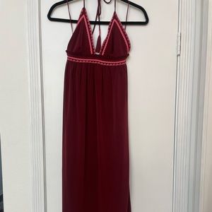 Burgundy Maxi Dress